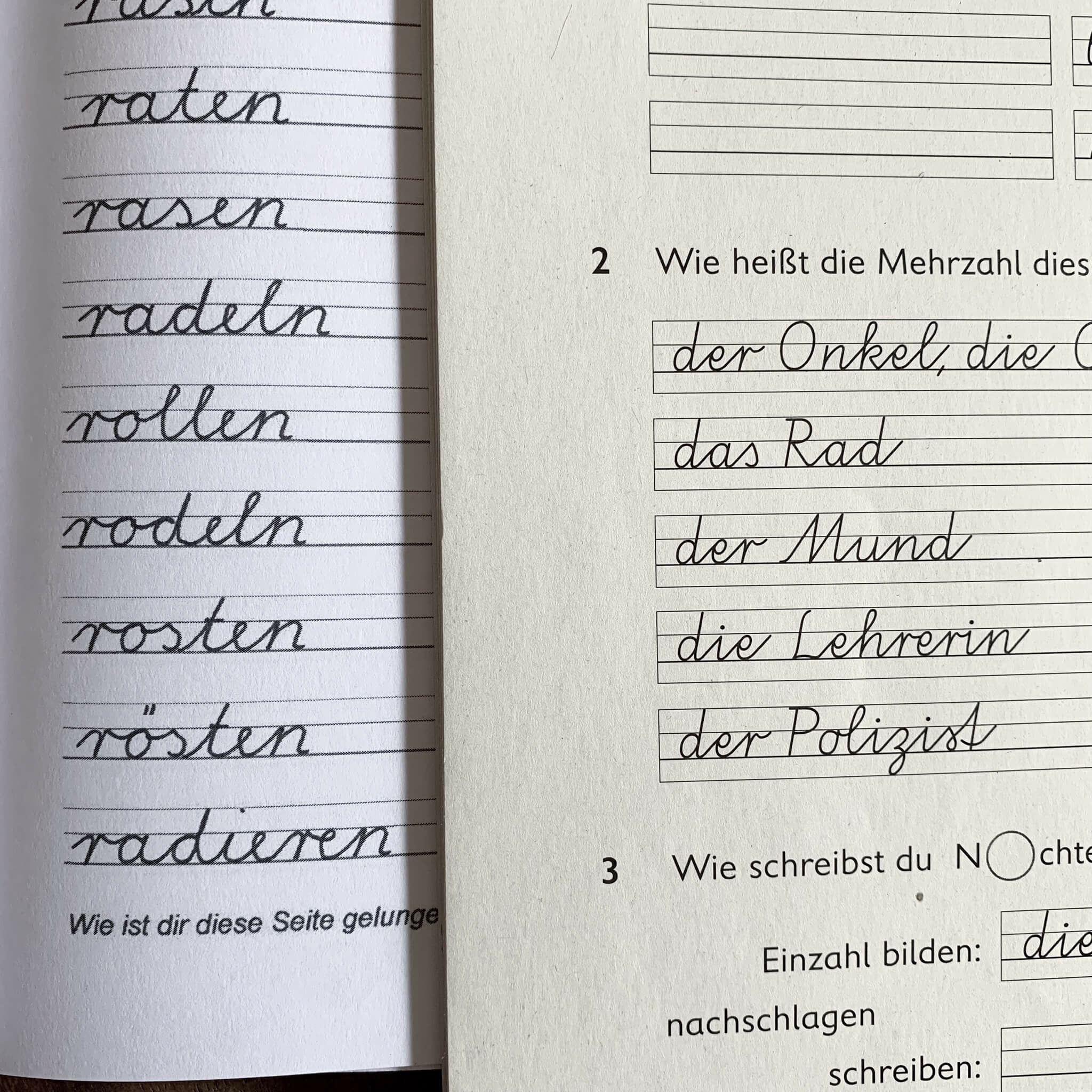 Welche Schreibschrift lernt mein Kind?